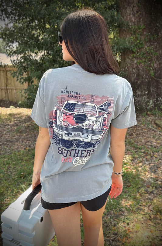 Southern Fried Cotton Tailgating in the South S/S TEE Shirt