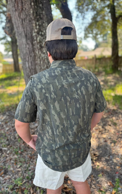 Aftco Men's BoatBar Button Down S/S Shirt
