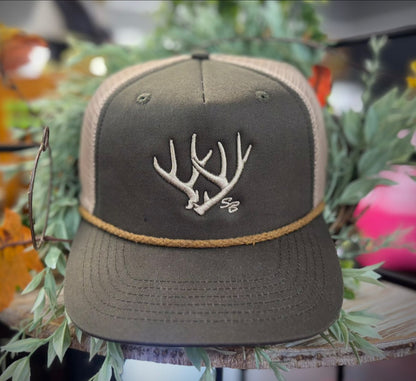 Speckle Bellies Rack SB Embroidered Rope Snapback Hat