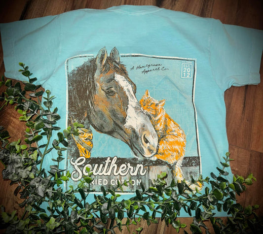 Southern Fried Cotton Youth Girls Milo & Otis S/S TEE Shirt