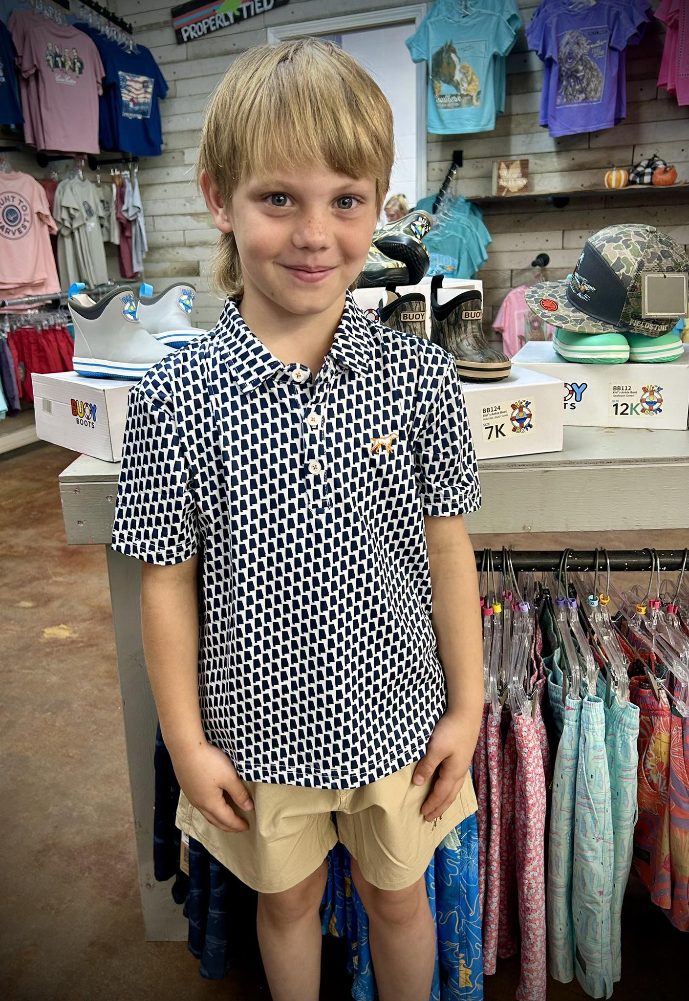 Fieldstone Outdoors Youth AU State Pride Polo