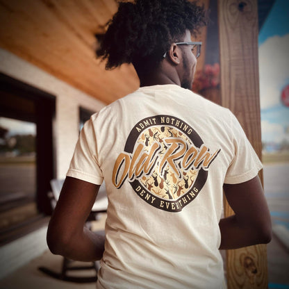 Old Row Outdoors Deer Camo Circle Logo Pocket S/S TEE Shirt