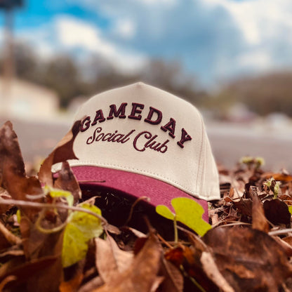 Armadillo Hat Co. Social Club Embroidered Snapback Hat
