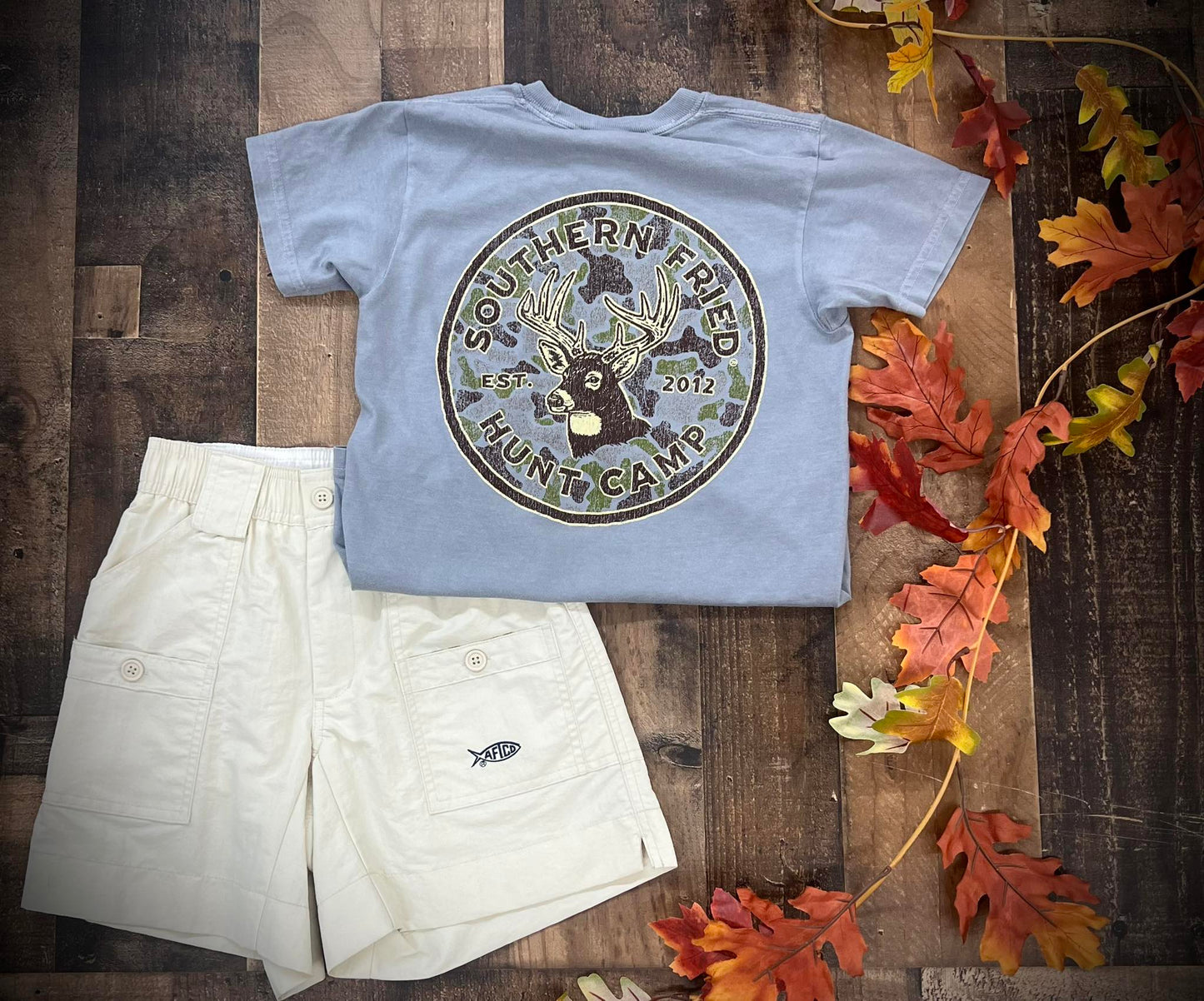 Southern Fried Cotton Youth Boy 10 Point S/S TEE Shirt