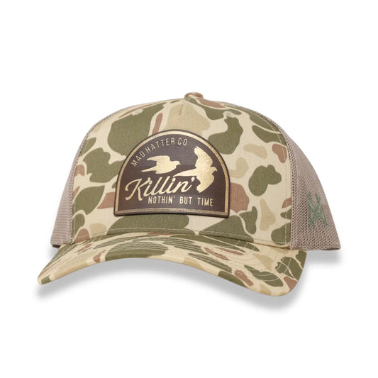 Mad Hatter Killin Nothin but Time Trucker Snapback Hat