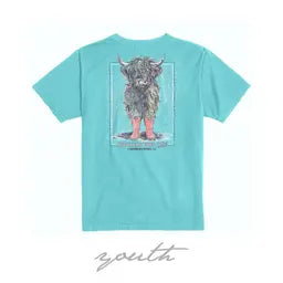 Southern Fried Cotton Youth Girls Getting Caught in the Rain S/S TEE Shirt