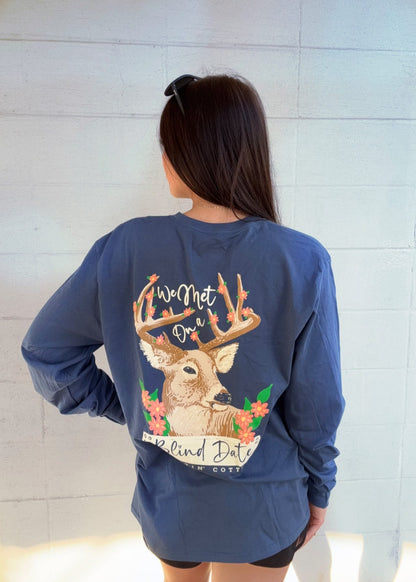 Struttin Cotton Women's Blind Date L/S TEE Shirt