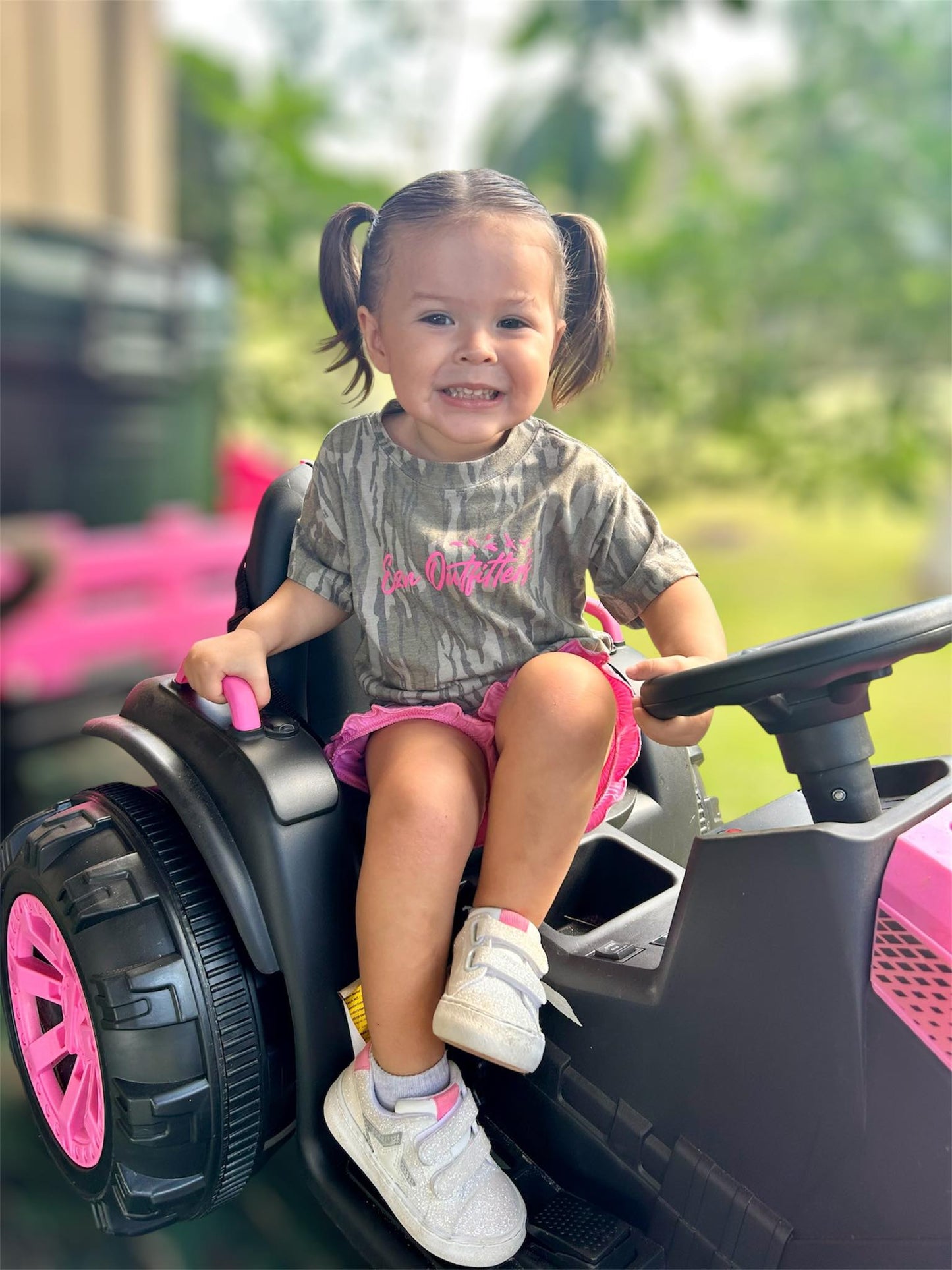 EZN Outfitters Youth Mossy Oak Washed Out Pink Ink S/S TEE Shirt