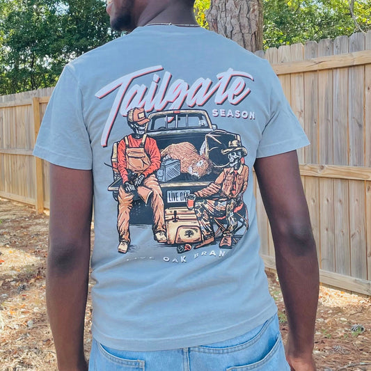 Live Oak Brand Skeleton Tailgate Season S/S TEE Shirt