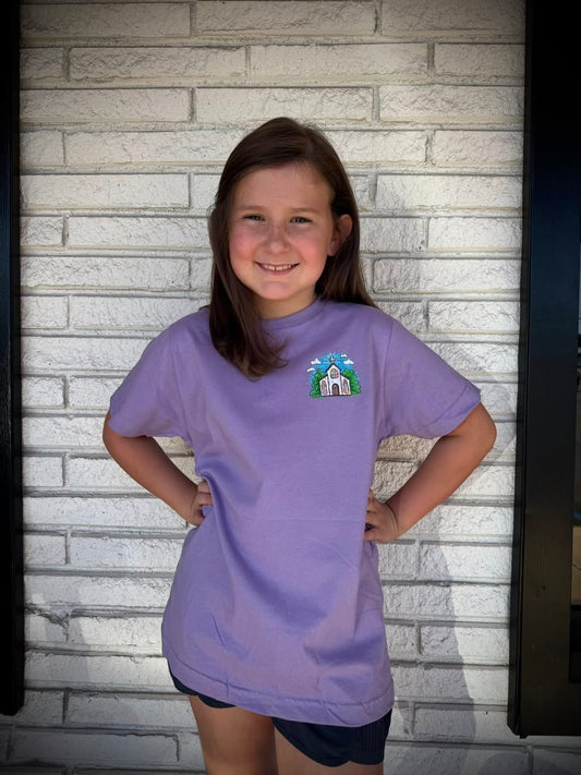Life in the South Youth Girl Sunny Church Amazing Grace S/S TEE Shirt
