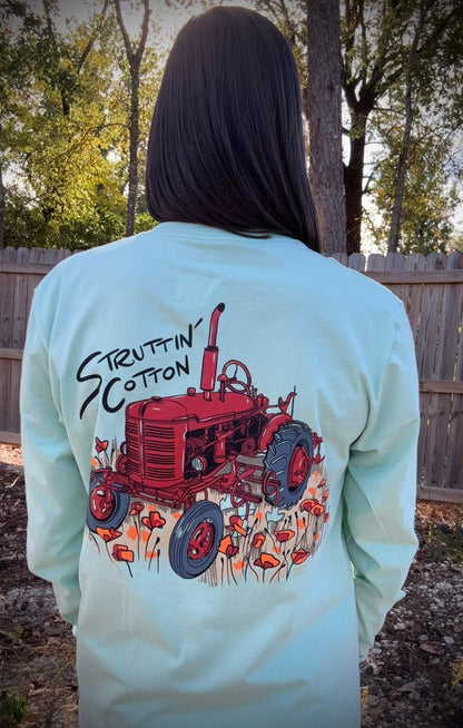 Struttin Cotton Women's After the Season L/S TEE Shirt