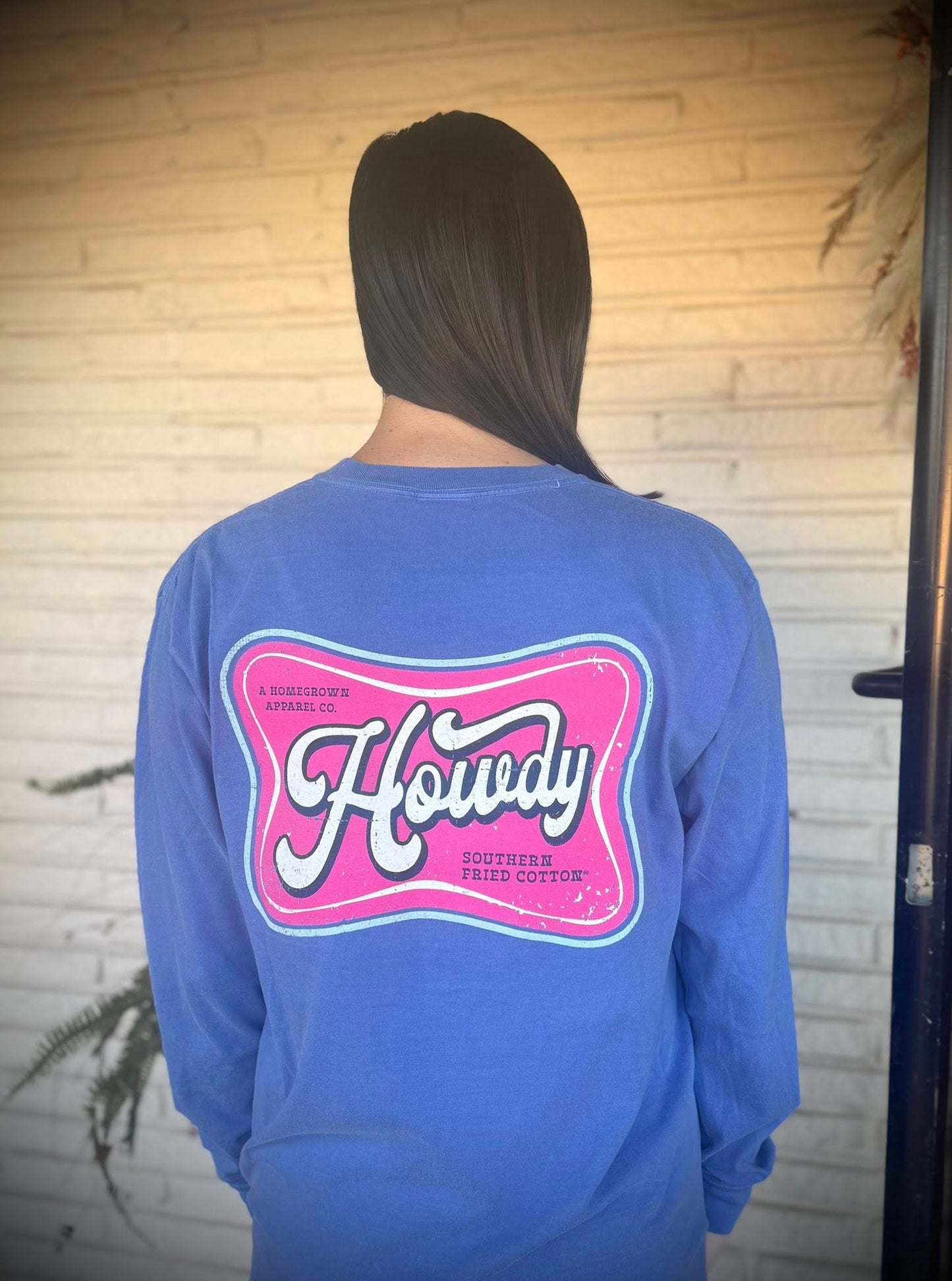 Southern Fried Cotton Women's Howdy L/S TEE Shirt