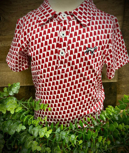 Fieldstone Outdoors Youth AL State Pride Polo