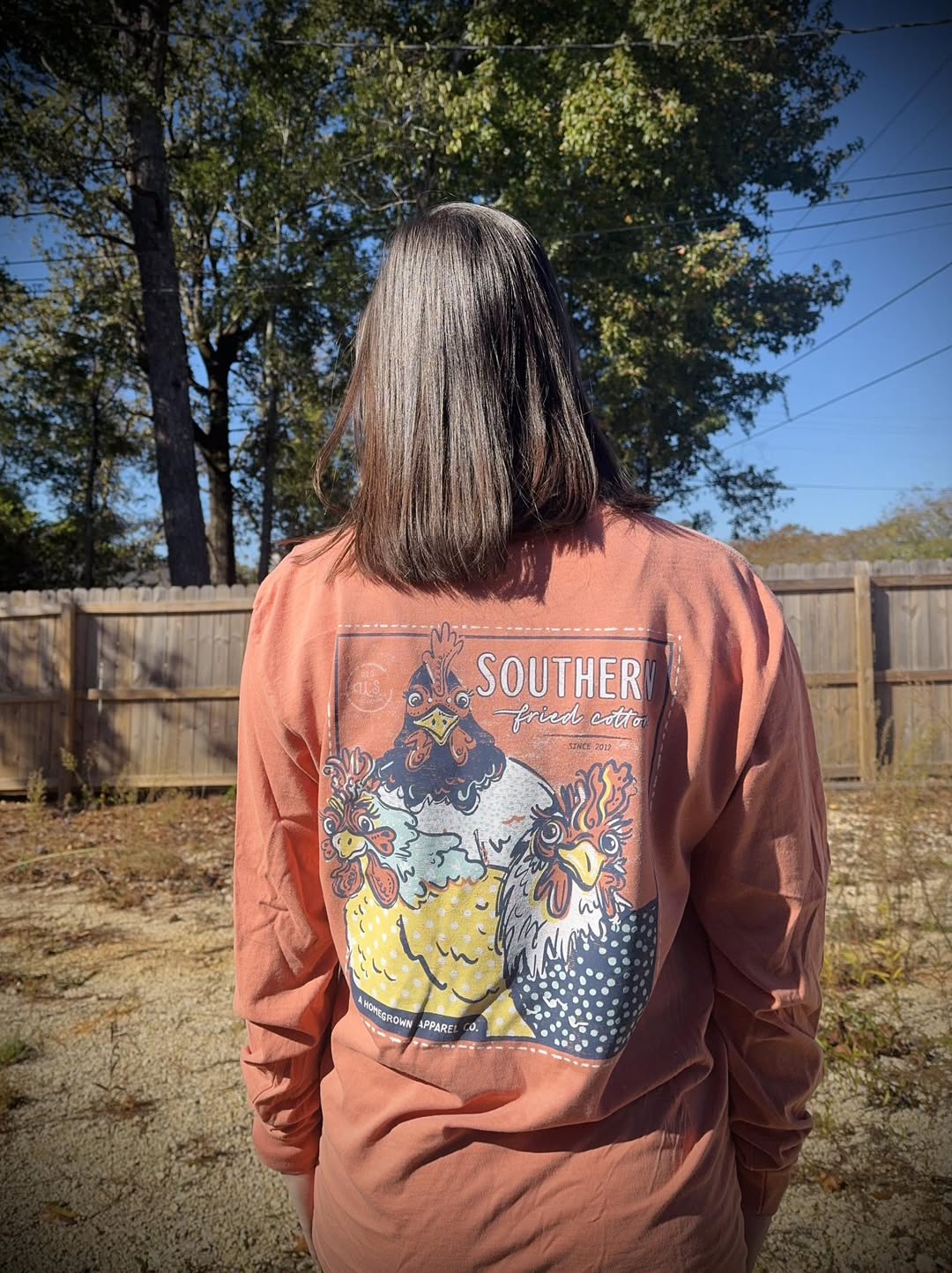Southern Fried Cotton Women's Barnyard Beauties L/S TEE Shirt