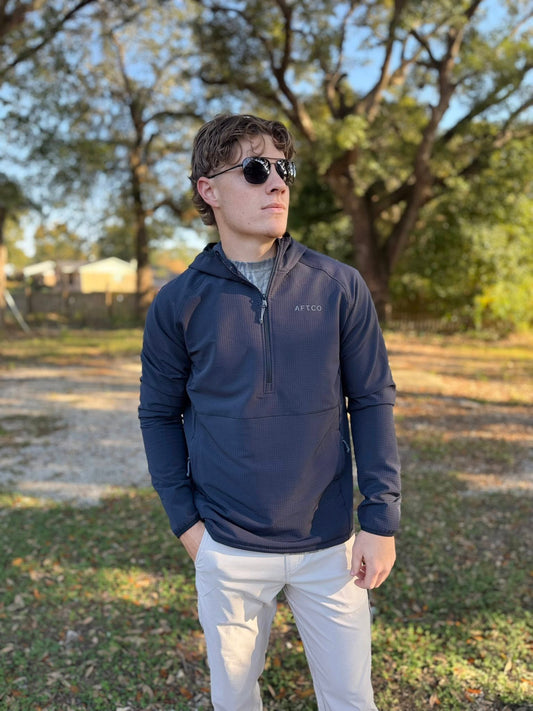 Aftco Men's Coronado 1/4 Zip Hoodie