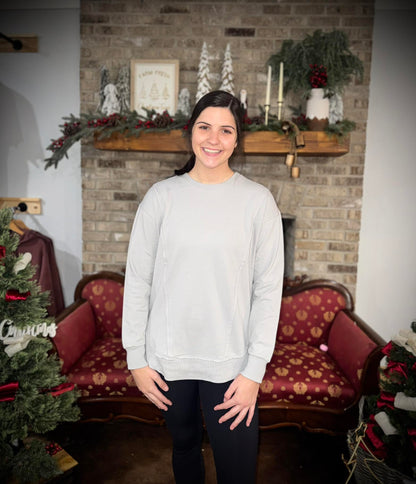 Southern Fried Cotton Women's Sunrise to Sunset Oversized Crewneck