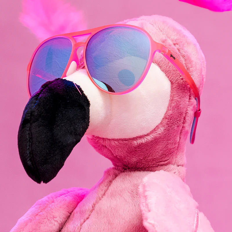 Goodr Carl is My Co-Pilot Shades-Pink and Teal