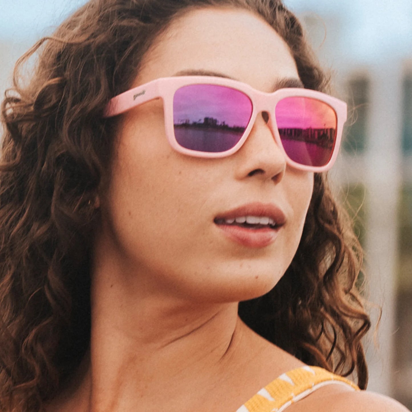 Goodr Pool Noodle Battle Hero Shades-Pink