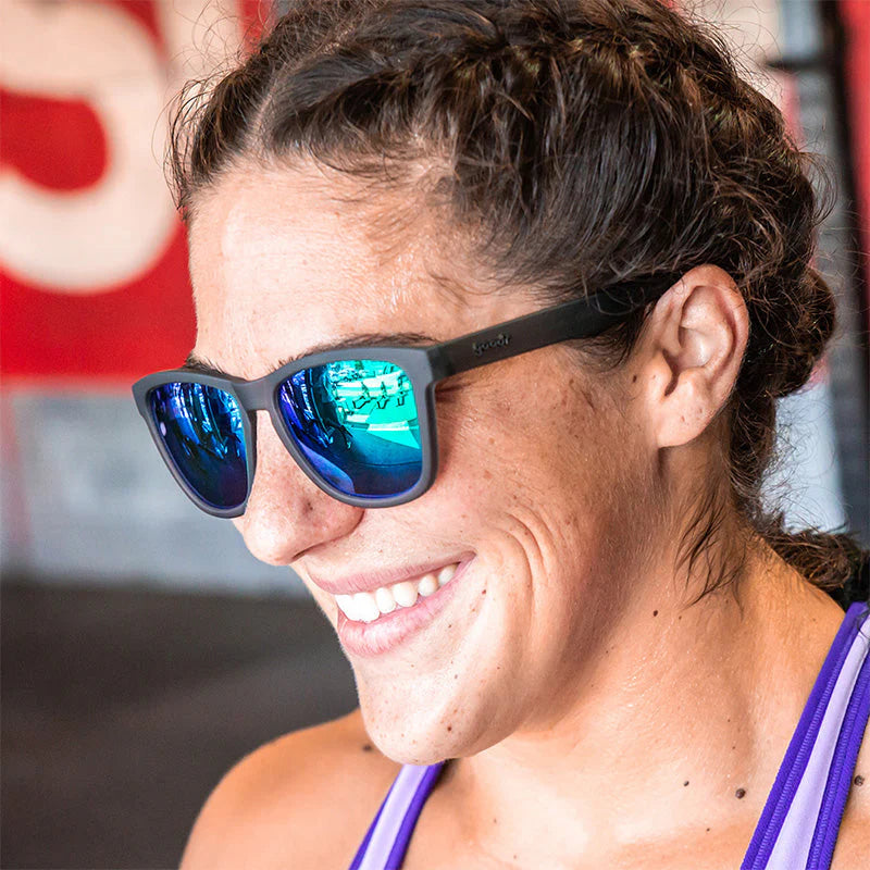 Goodr Silverback Squat Mobility Shades - Gray & Silver