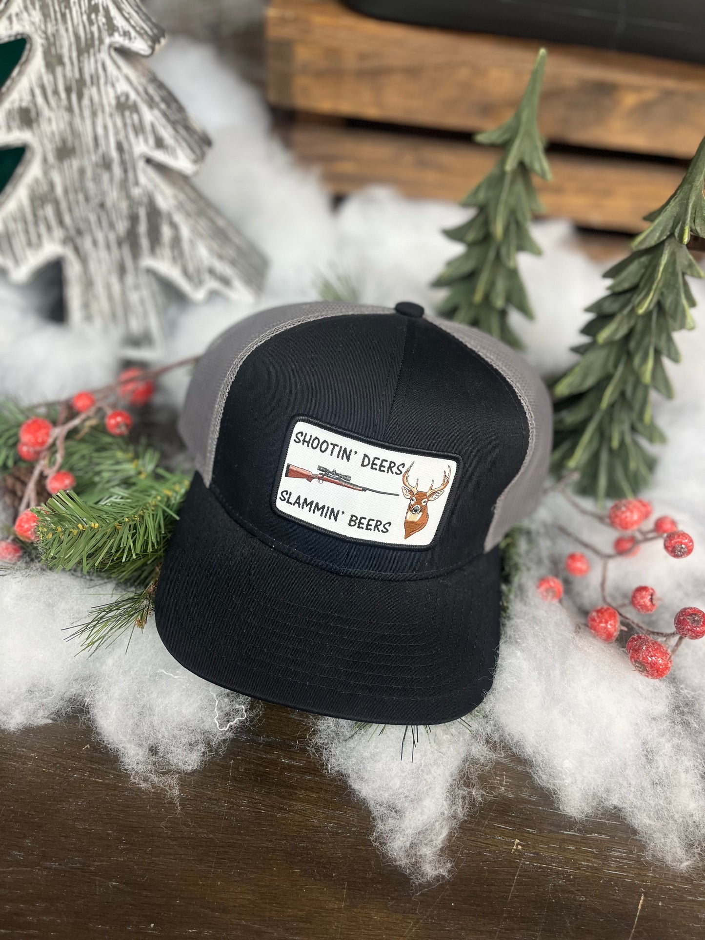 Low Country Comfort Shootin' Deer Patch Snapback Hat