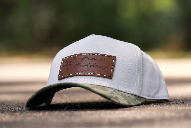 Freak Outdoors Telluride Laramie Leather Patch Snapback Hat
