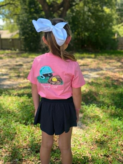 Properly Tied Girls Softball S/S TEE Shirt