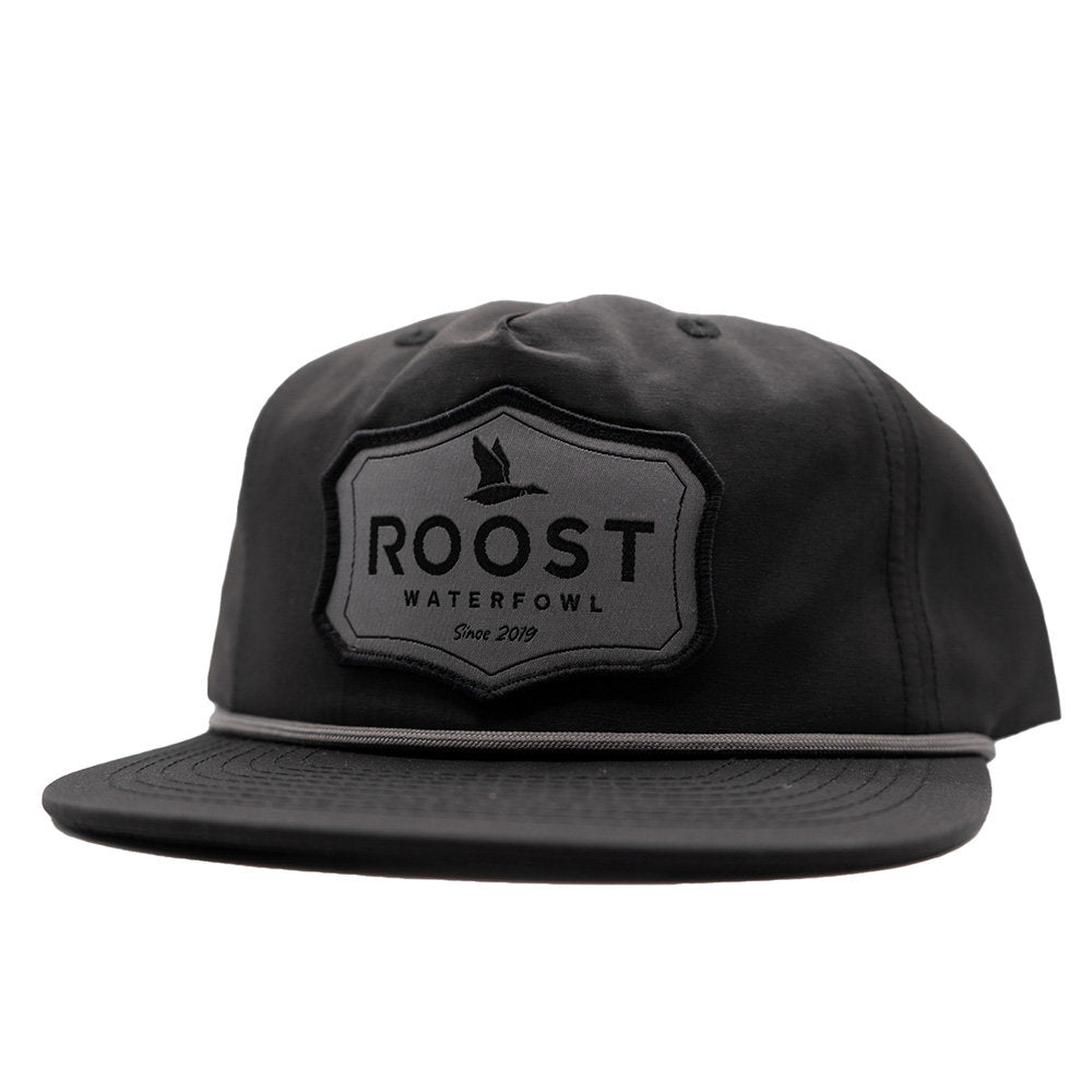 Roost Waterfowl Shield Patch Rope Snapback Hat