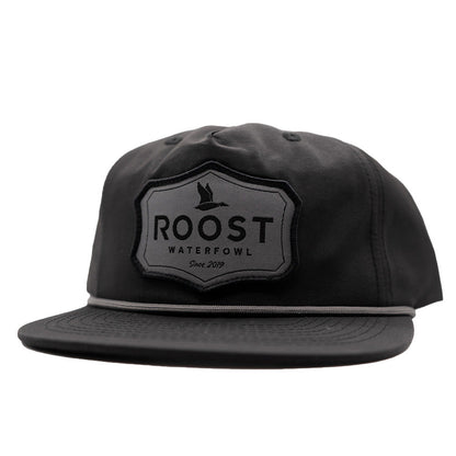 Roost Waterfowl Shield Patch Rope Snapback Hat