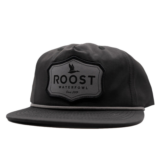 Roost Waterfowl Shield Patch Rope Snapback Hat
