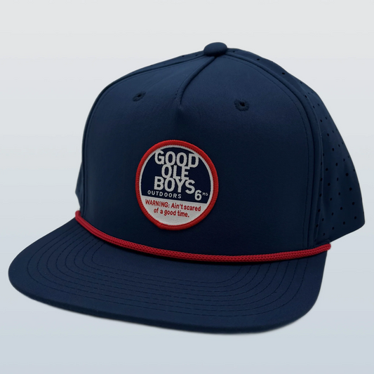 Good OLE Boy Outdoors 6MG Patch 5 Performance Rope Snapback Hat