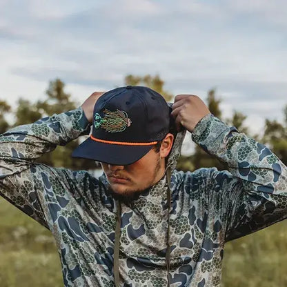 Fieldstone Outdoors Angler Performance Rope Snapback Hat