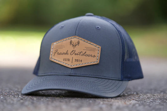 Freak Outdoors Topeka Leather Patch Snapback Hat