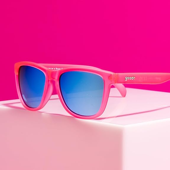 Goodr Flamingos on a Booze Cruise Shades - Pink/Teal