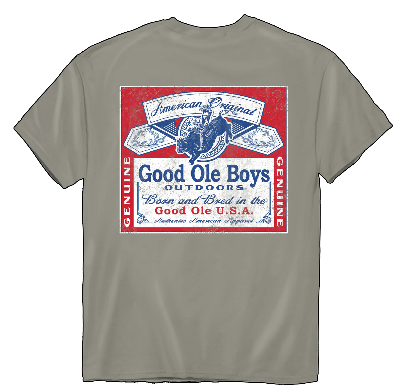 Good Ole Boy Outdoors USA Label S/S TEE Shirt