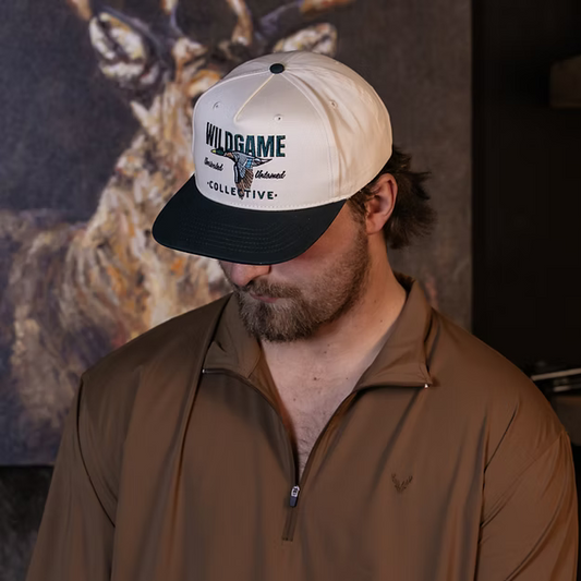 Wildgame Collective Full Logo Canvas Snapback Hat