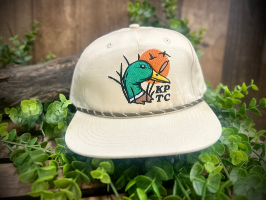 Knotted Pine Trading Co. Mallard Head Rope Snapback Hat