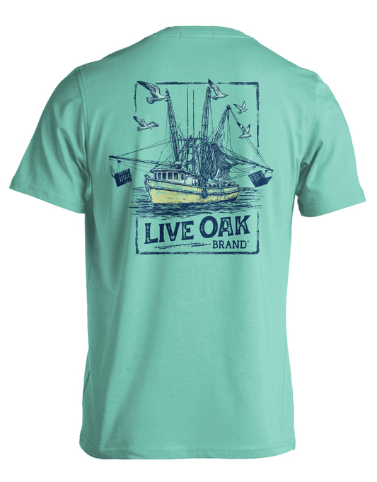 Live Oak Brand Shrimp Boat S/S TEE Shirt