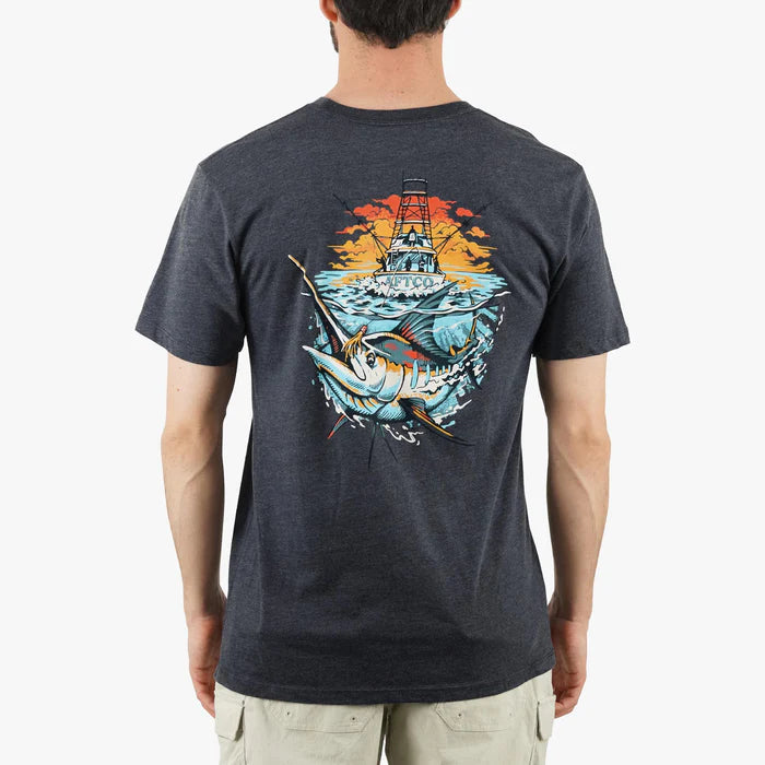 Aftco Men's Ship Out S/S TEE Shirt