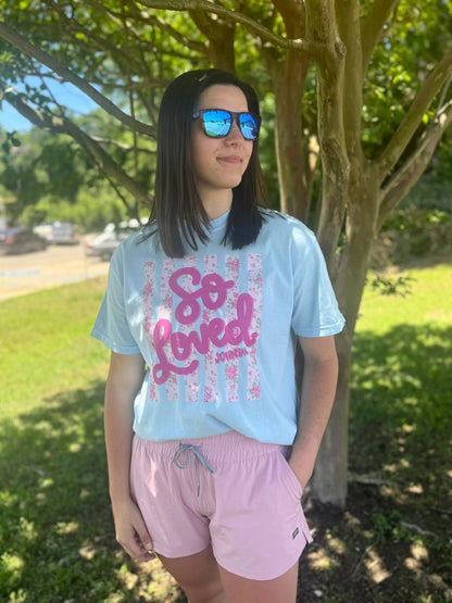 Southern Backroad Women's So Loved Floral S/S TEE Shirt