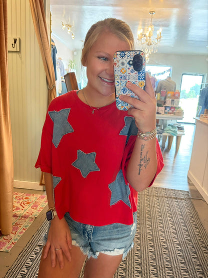Lady Liberty Star Top