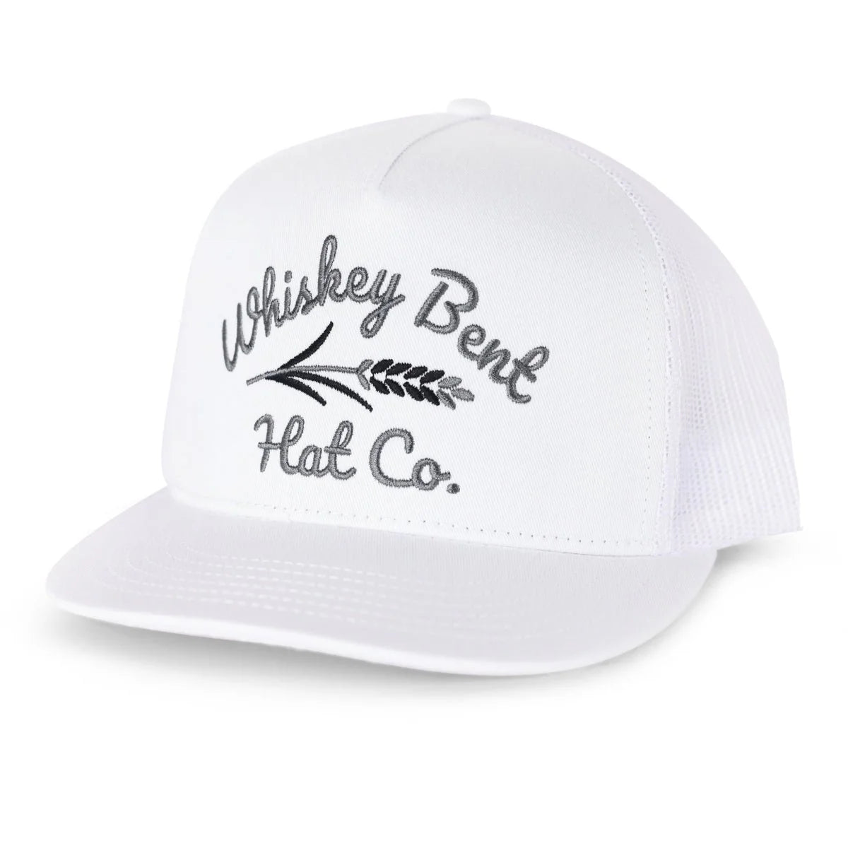 Whiskey Bent Hat Co. White Lightning Snapback Hat