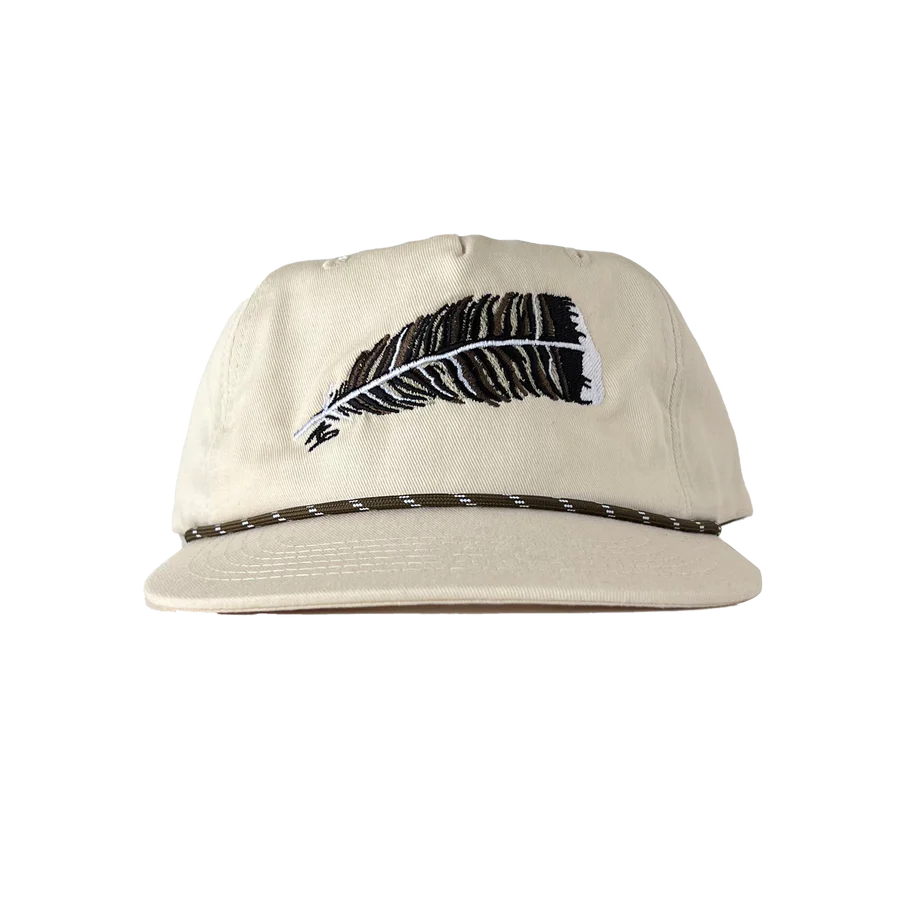Knotted Pine Trading Co. Turkey Feather Rope Snapback Hat
