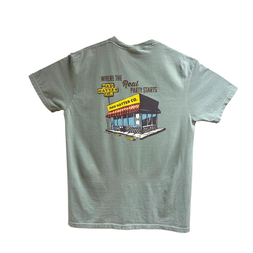 Mad Hatter Where the Real Party Starts S/S TEE Shirt