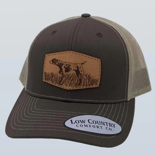 Low Country Comfort German Shorthaired Pointer Patch Snapback Hat