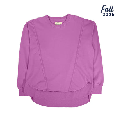 Southern Fried Cotton Women's Sunrise to Sunset Oversized Crewneck