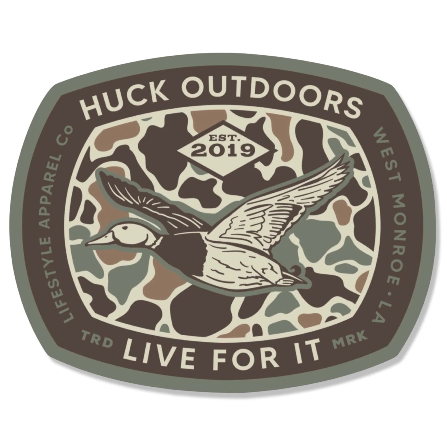 Huck Outdoors Decals