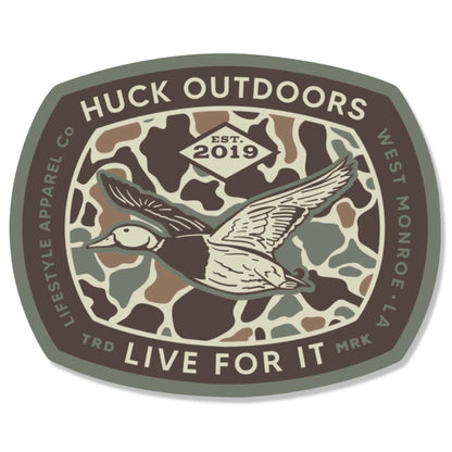 Huck Outdoors Decals