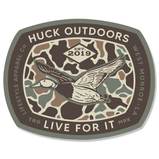 Huck Outdoors Decals