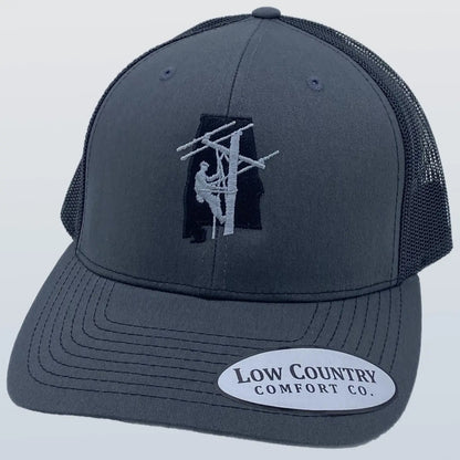 Low Country Comfort Alabama Lineman Snapback Hat