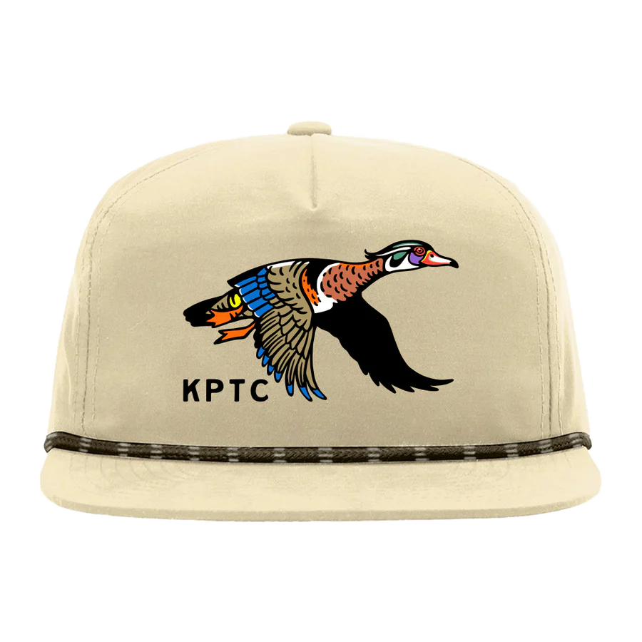 Knotted Pine Trading Co. Flying Wood Duck Rope Snapback Hat